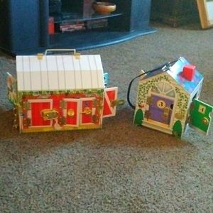 2 Melissa& Doug Barn & House